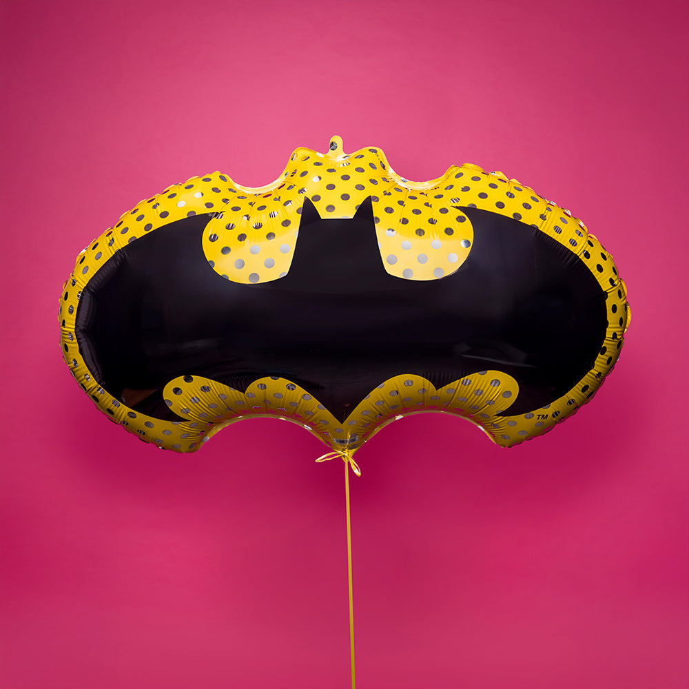 Balon foliowy z helem, emblemat, Anagram, 76cm - Batman