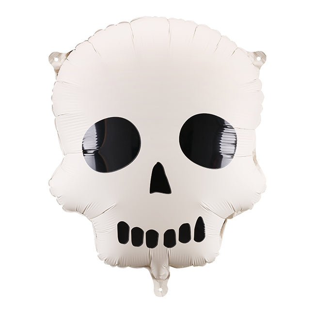 Balon foliowy z helem, PartyDeco, 41cm - Czaszka