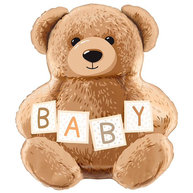 Balon foliowy z helem, miś, Grabo, 61cm - Baby Teddy Bear