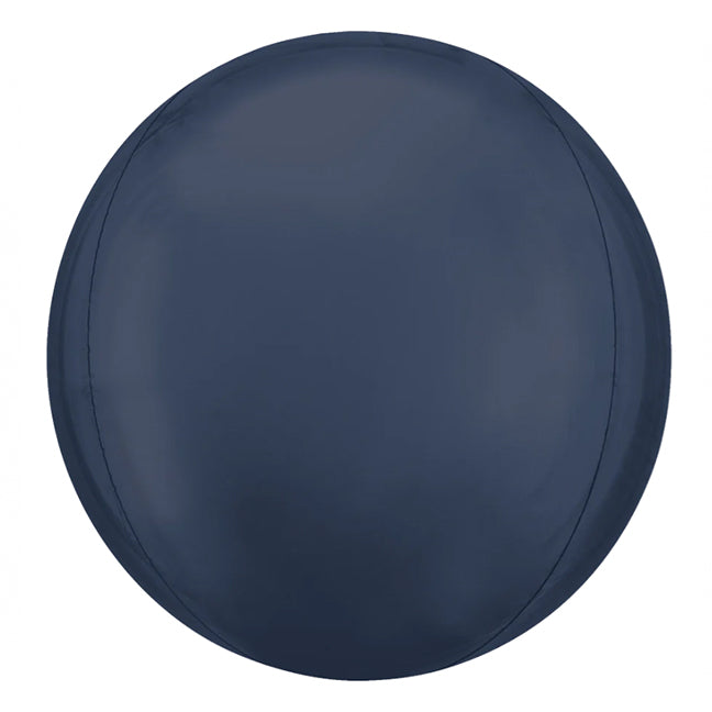 Kulisty Balon foliowy z helem, Kula 3D, Orbz, Anagram, 48cm - Satin true navy
