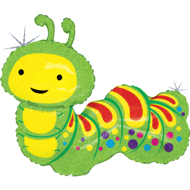 Balon foliowy z helem, Gąsienica, Grabo, 81cm - Catterpillar