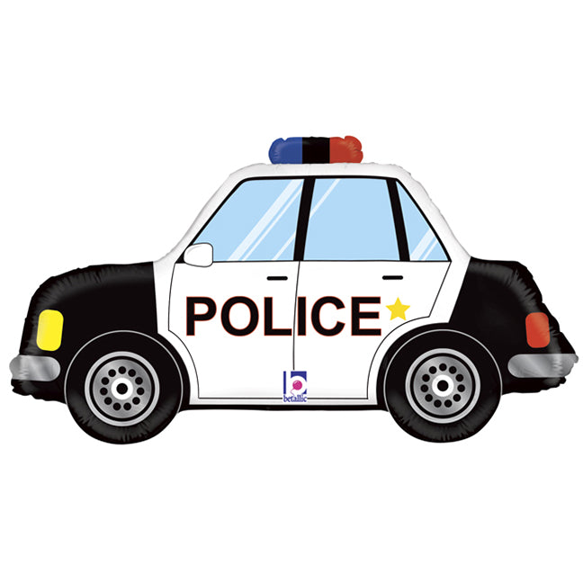 Balon foliowy z helem, wóz policyjny, Grabo, 79cm - Police Car