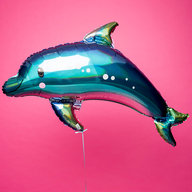 Balon foliowy z helem, Anagram, 73cm - Delfin