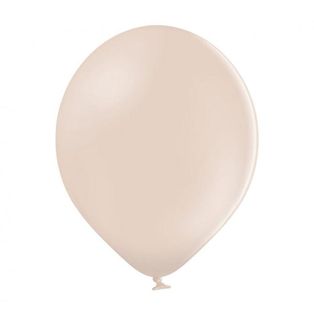 Balon lateksowy z helem, PartyDeco, 30cm - Pastel Alabaster