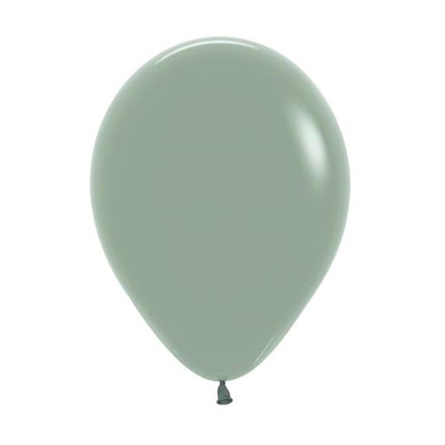 Balon lateksowy z helem, Sempertex, 30cm - Pastel Dusk Laurel Green