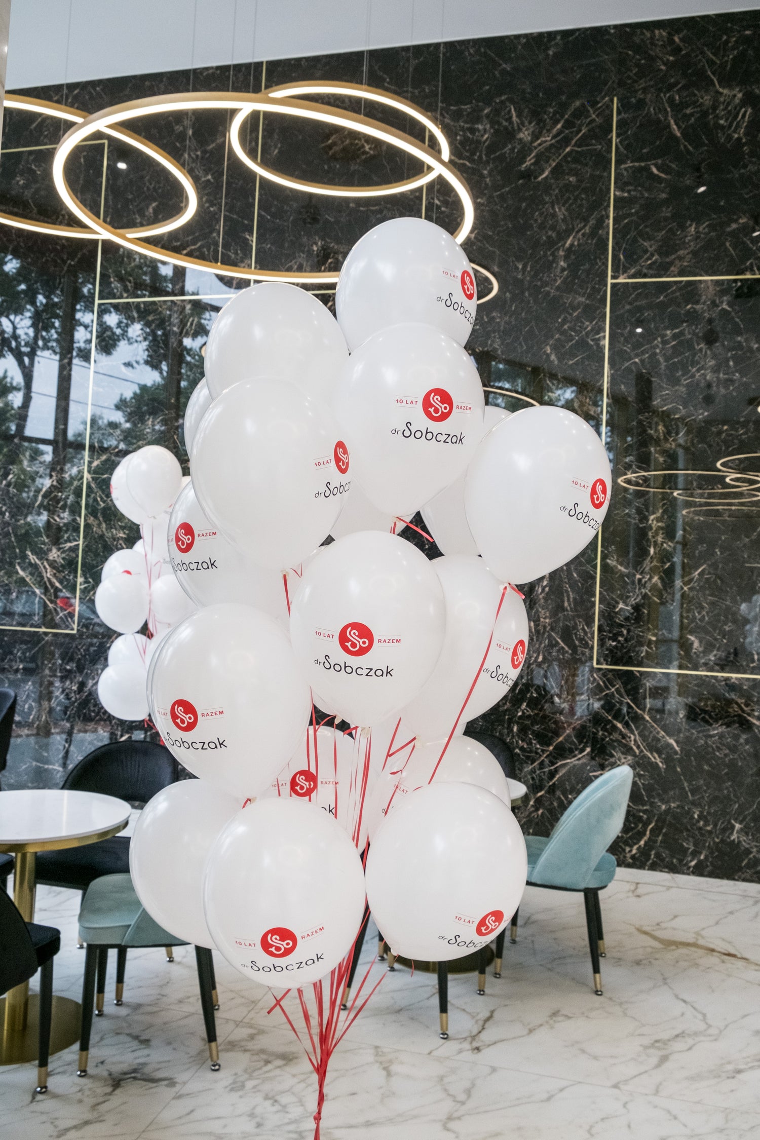 Balony z nadrukiem dental clinic