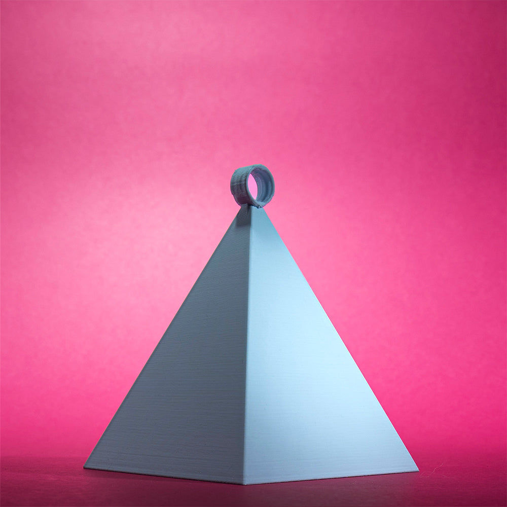 Ciężarek do balonów piarmidka, wydruk 3D, 9 cm