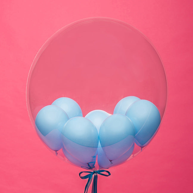 Gender reval party balloon