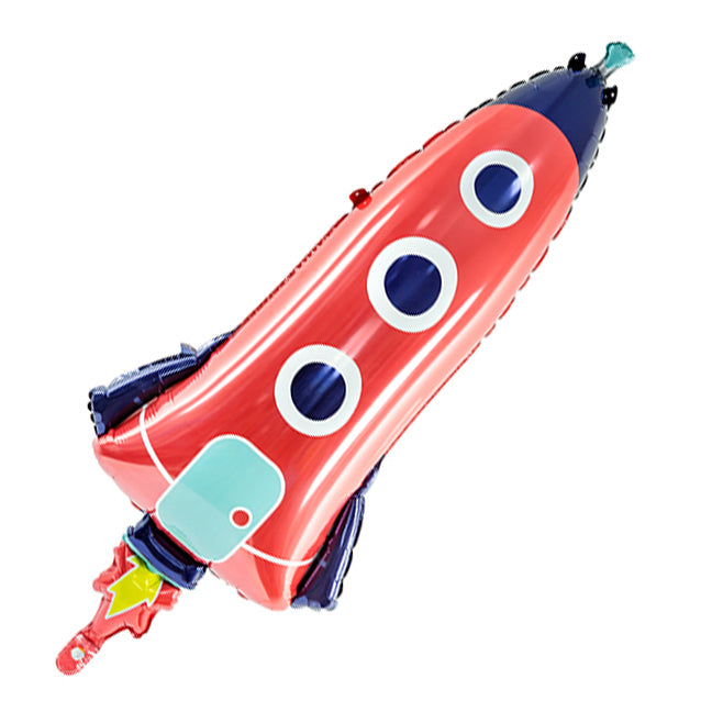 Balon foliowy z helem Rakieta, PD, 44x115cm - Warsaw balloonmakers