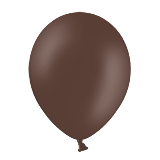 Balon lateksowy z helem, PartyDeco, 30cm - Pastel Cocoa Brown
