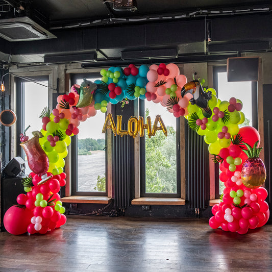Girlanda balonowa na imprezę w klimacie Hawajskie party