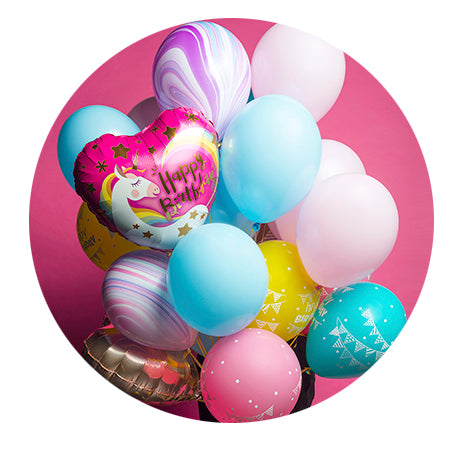 Balony urodzinowe z helem dla dzieci