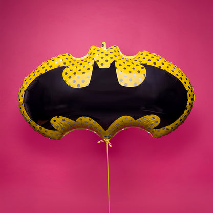 Balon foliowy z helem, emblemat, Anagram, 76cm - Batman