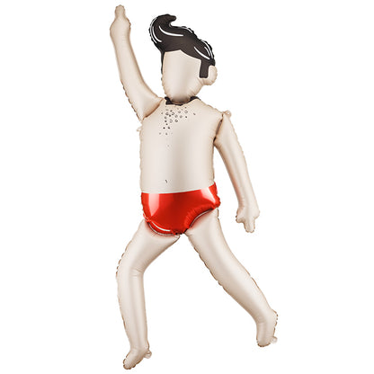 Balon „Facet” to dekoracja, która natychmiast przełamuje dystans i nadaje imprezie luźny, żartobliwy charakter.