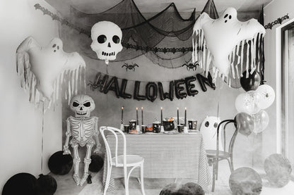 Balon foliowy z helem, PartyDeco, 93cm - Duch z frędzlami