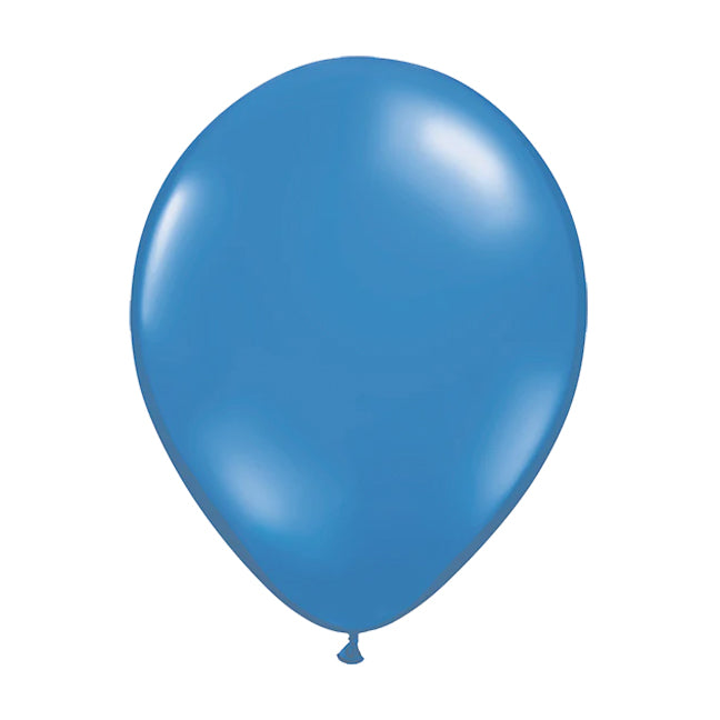 Balon lateksowy z helem, Qualatex, 30cm - Sapphire Blue Krystaliczny
