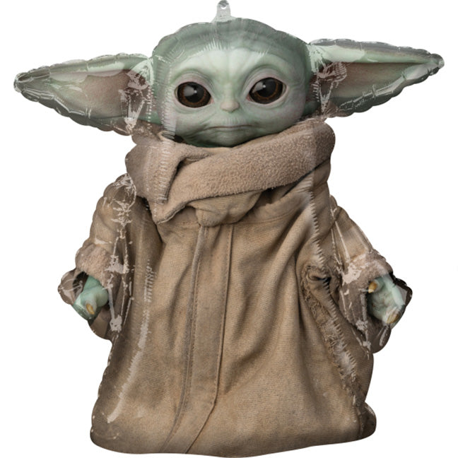 Balon foliowy z helem, Anagram,  Star Wars Mandalorian, 63cm - Baby Yoda