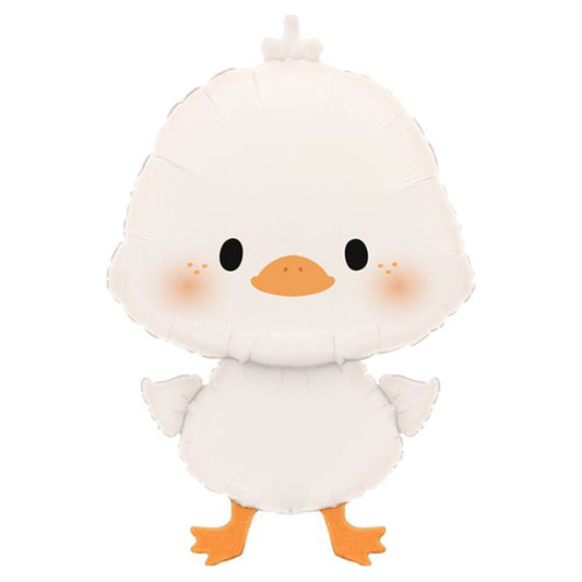 Biała kaczuszka wprowadza spokój, ciepło i subtelną radość do dziecięcej aranżacji.