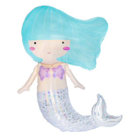 Balon foliowy z helem, syrenka, Anagram, 71cm - Mermaid