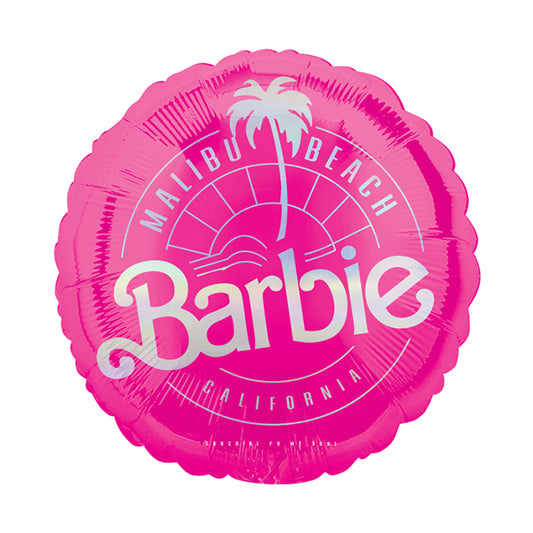 Balon foliowy z helem, okrągły, Anagram, 45cm - Barbie