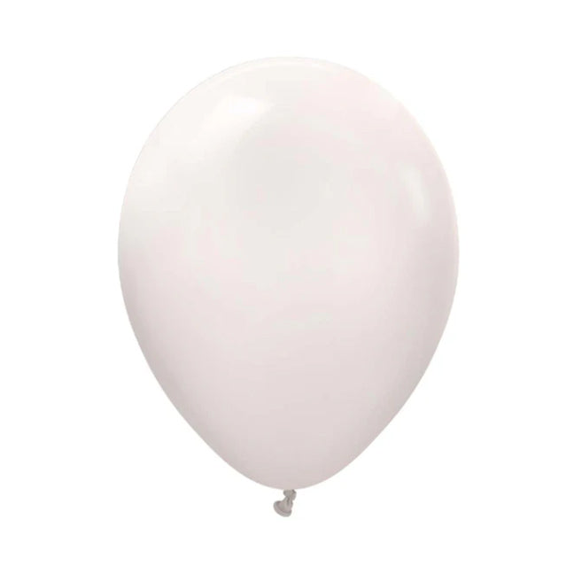 Balon lateksowy z helem, Kalisan, 30cm - Retro White
