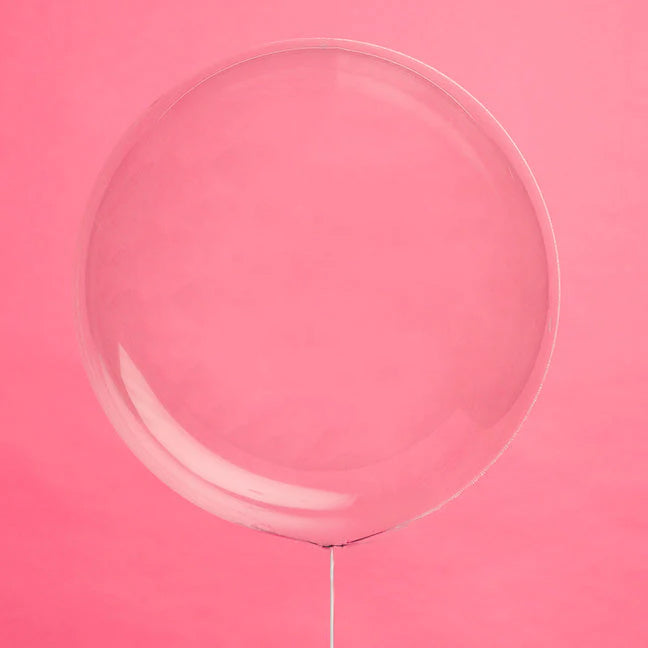 Balon przeźroczysty bubble z helem - wybierz dodatki do środka