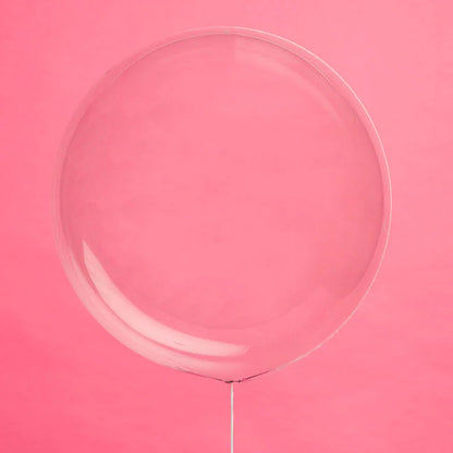 Balon przeźroczysty bubble z helem - wybierz dodatki do środka