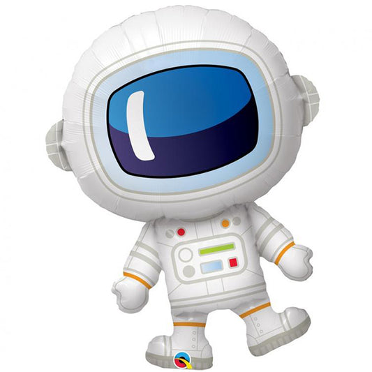 Balon foliowy z helem, kosmonauta, Qualatex, 93cm - Astronauta