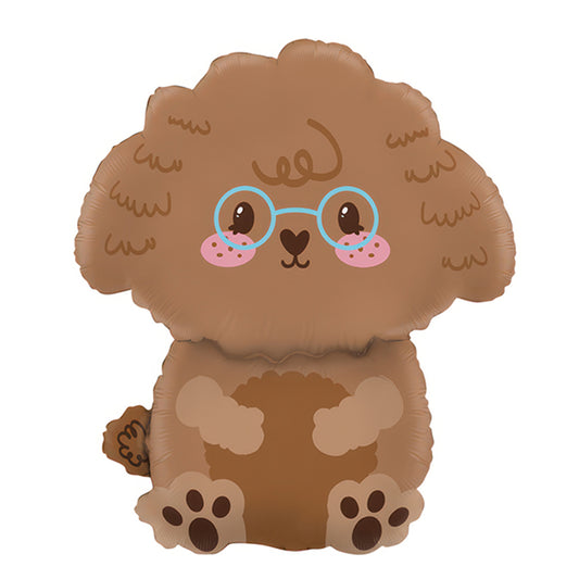 Balon foliowy z helem, Piesek Pudel, Grabo, 53cm - Cute Toy Poodle