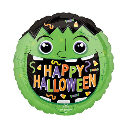 Balon foliowy z helem, okrągły, Anagram, 48cm - Haunted Manor Monster