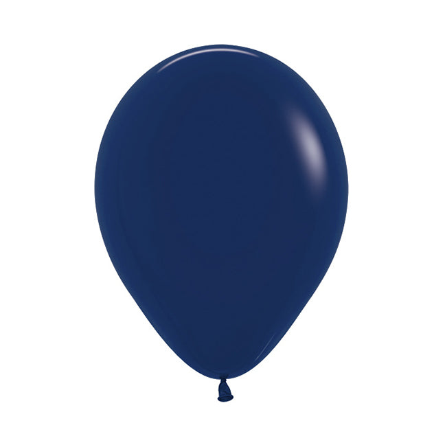Balon lateksowy z helem, Sempertex, 30cm - Navy Blue