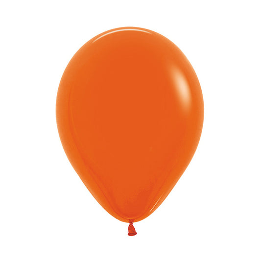 Balon lateksowy z helem, Sempertex, 30cm - Orange