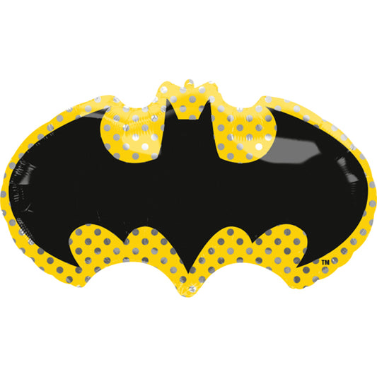 Balon foliowy z helem, emblemat, Anagram, 76cm - Batman