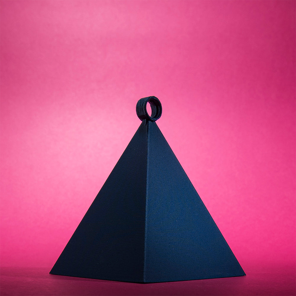 Ciężarek do balonów piarmidka, wydruk 3D, 9 cm