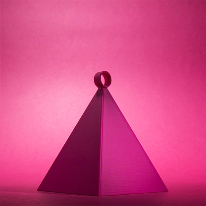 Ciężarek do balonów piarmidka, wydruk 3D, 9 cm