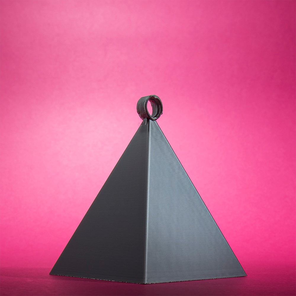 Ciężarek do balonów piarmidka, wydruk 3D, 9 cm