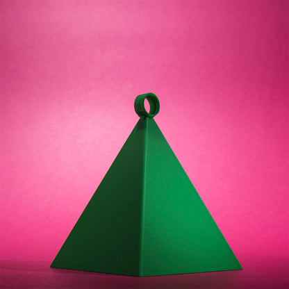 Ciężarek do balonów piarmidka, wydruk 3D, 9 cm