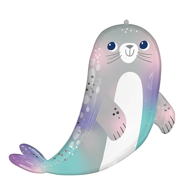 Balon foliowy z helem, foka, Anagram, 76cm - Under the Sea Seal