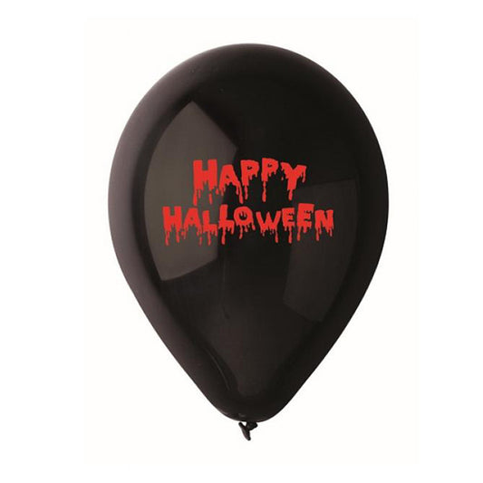 Balon lateksowy z helem, Godan, 30cm - Happy Halloween