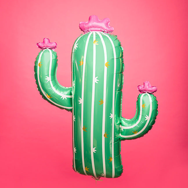 Balon foliowy z helem, PartyDeco, 84cm - Kaktus