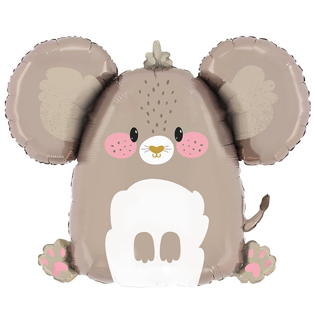 Pastelowa myszka wprowadza spokój i urok do dziecięcej aranżacji.