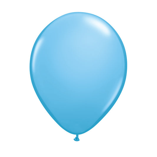Balon lateksowy z helem, niebieski, Qualatex, 30cm - Pale Blue