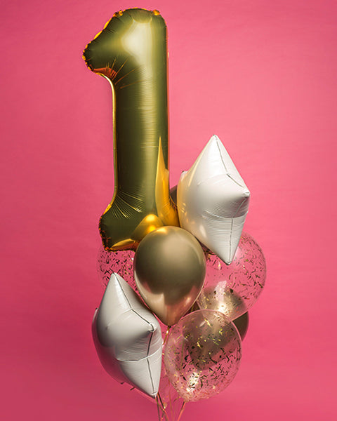 Balony z helem na pierwsze urodziny dziecka