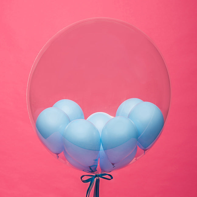 Gender reval party balloon
