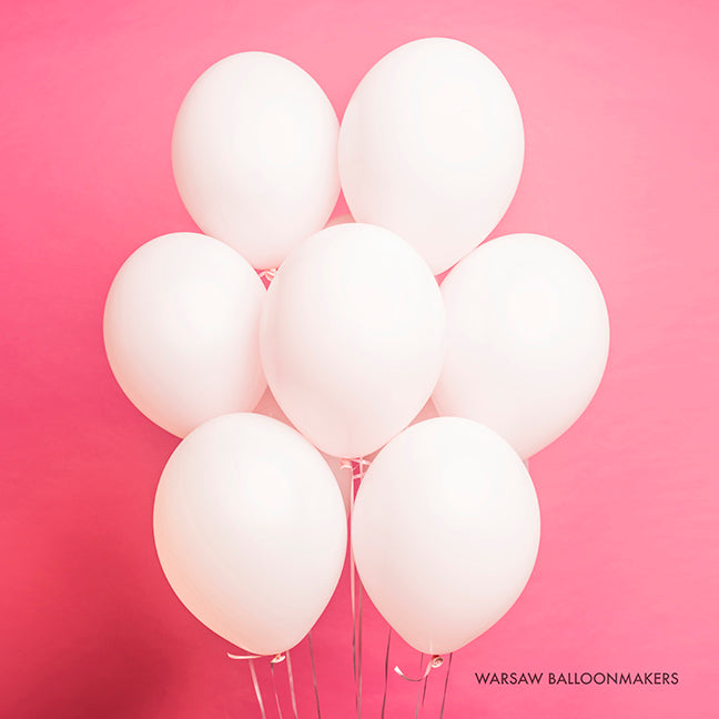 Bukiet balonów z helem, 9 sztuk - Pastelowe Różowe