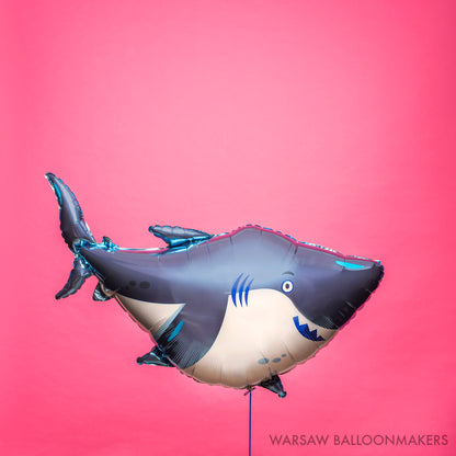 Balon foliowy z helem, rekin, Anagram, 101cm - Big Shark