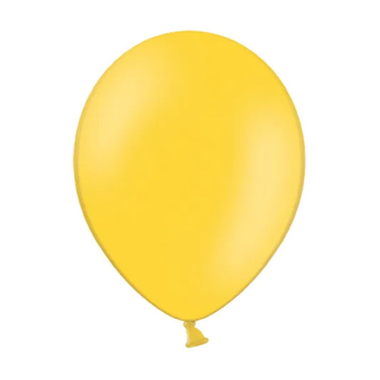 Balon lateksowy z helem, PartyDeco, 30cm - Pastel Bright Yellow