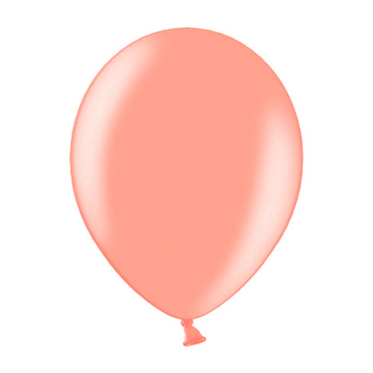 Balon lateksowy z helem, PD, Metallic Rose Gold, 30cm - Warsaw balloonmakers