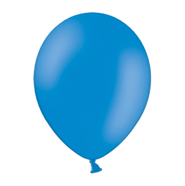 Balon lateksowy z helem, PD, Pastel Mid Blue - Warsaw balloonmakers