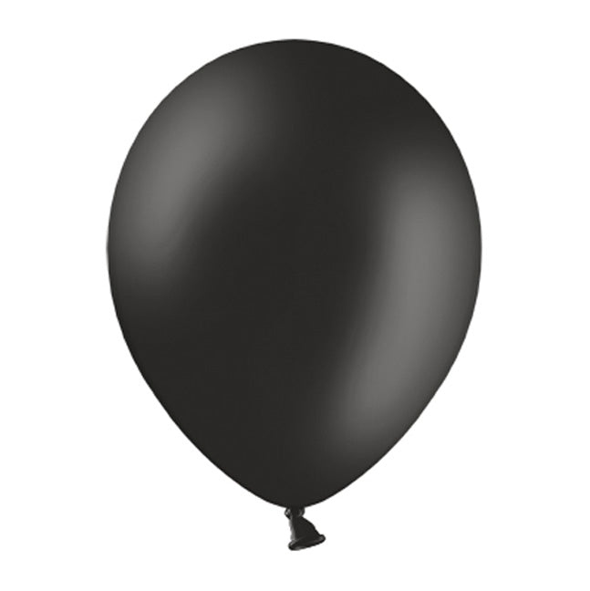 Balon lateksowy z helem, PD, Pastel Black, 30cm - Warsaw balloonmakers